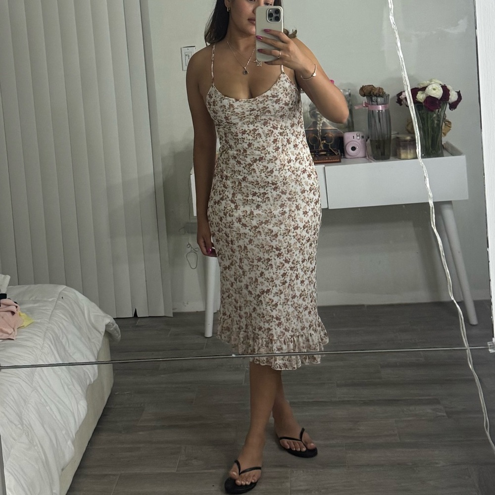 Floral Print Women's Dress